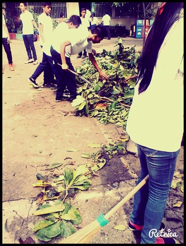 Typhoon Ruby aftermath clean-up drive