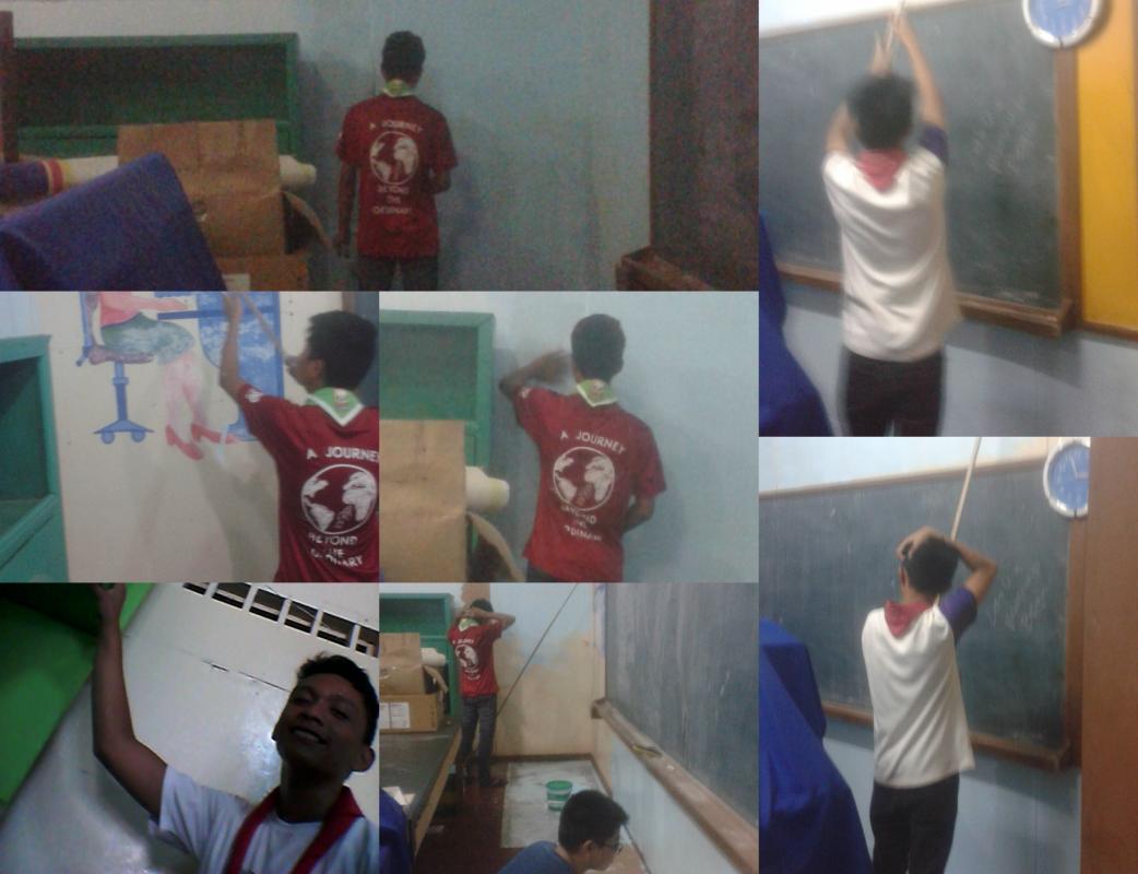 Senior Scout part of Brigada Eskwela (MOP)