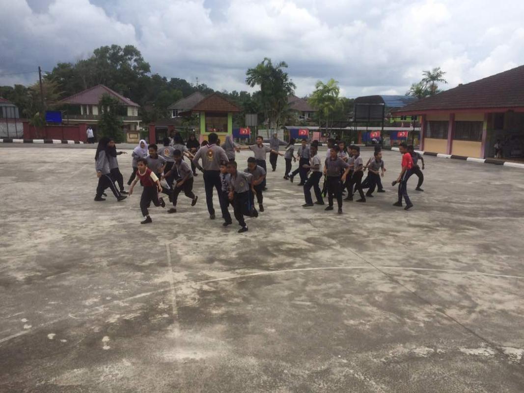 Aktiviti Kokurikulum Pengakap-Istiadat Laung Agung di SK Taman Anggerik