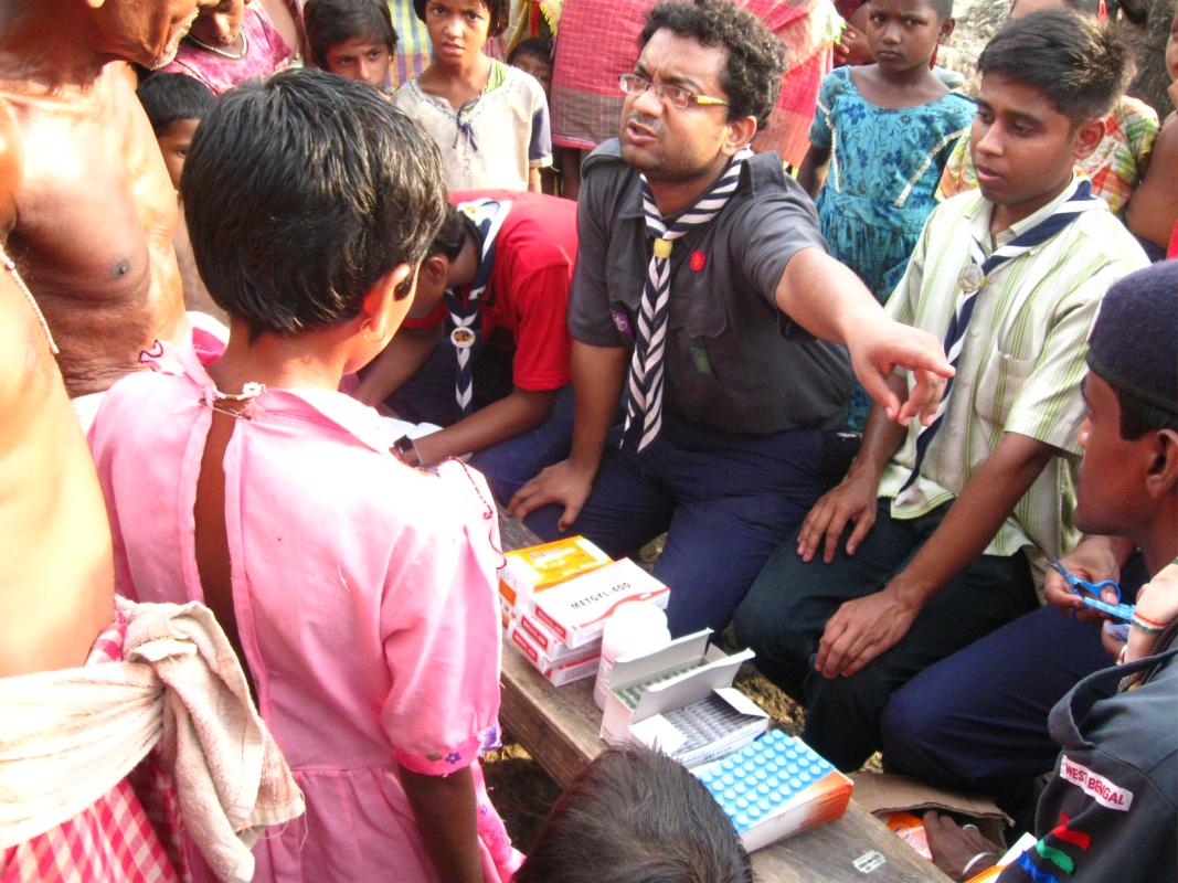 flood relief and medical camp