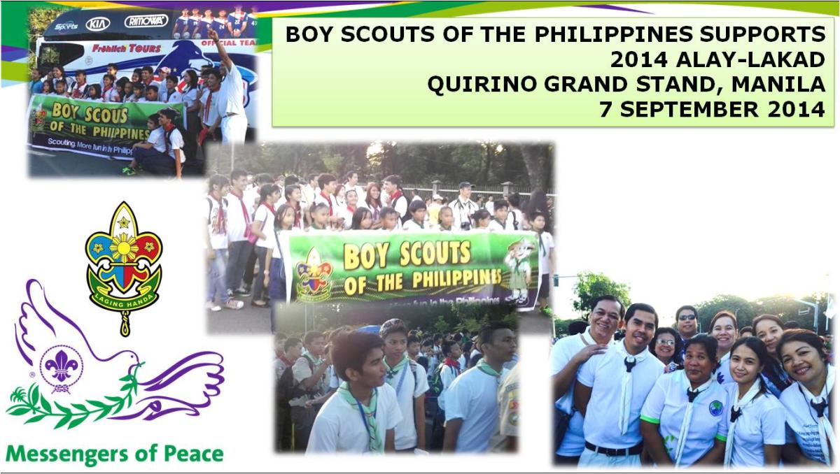 BSP National Office Support 2014 Alay-Lakad Foundation 