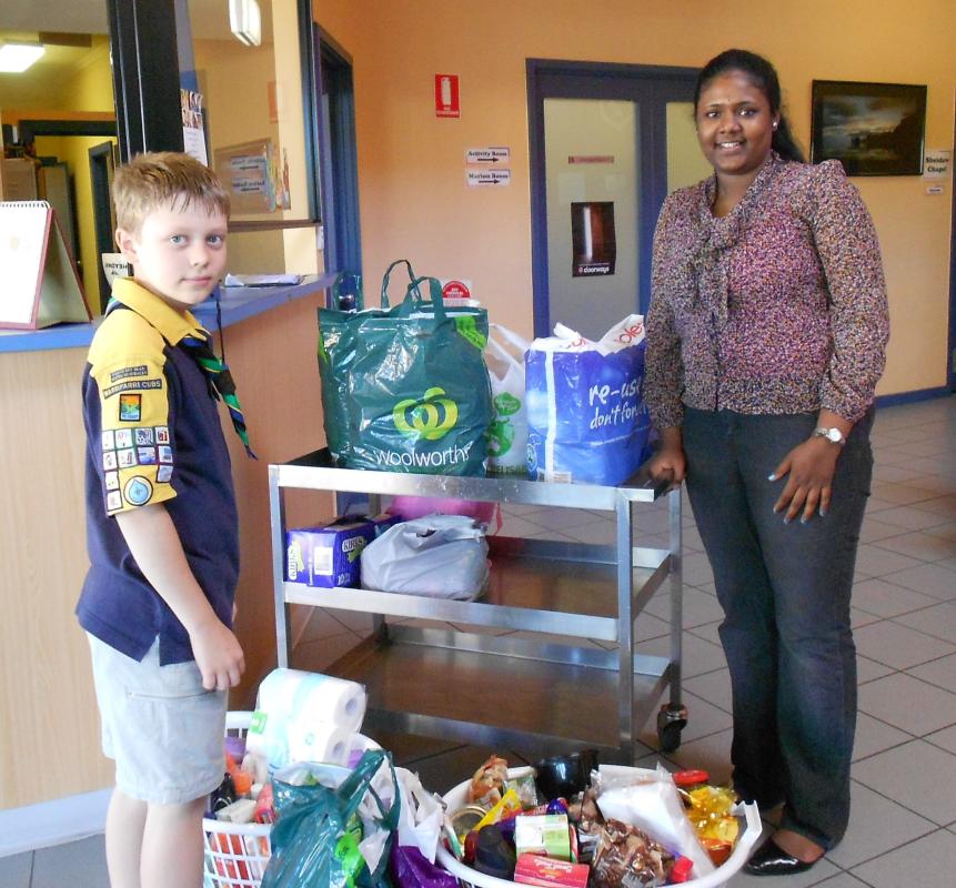 Flagstaff Hill Scout Group 2013 Christmas Appeal with Salvation Army