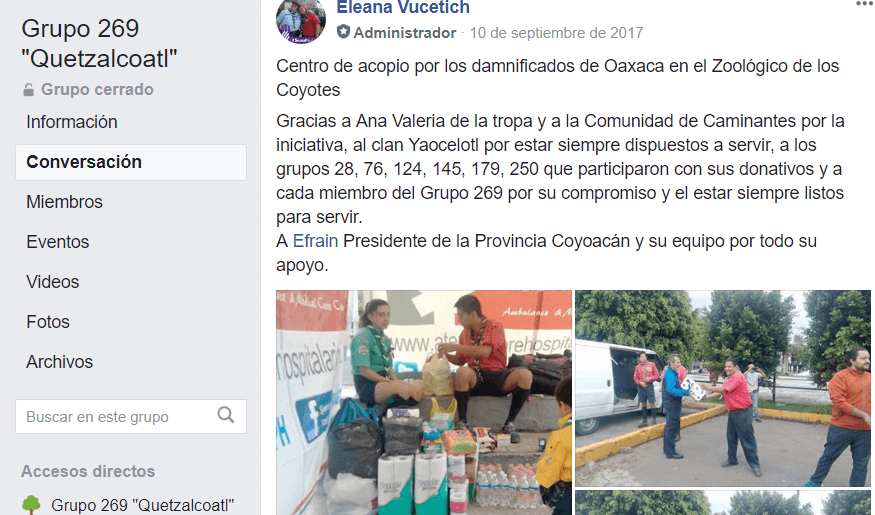 Acopio Para Damnificados de Sismo en Oaxaca México SEP17