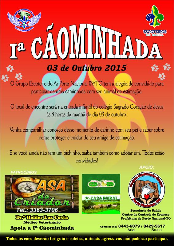 1ª Cãominhada Escoteira
