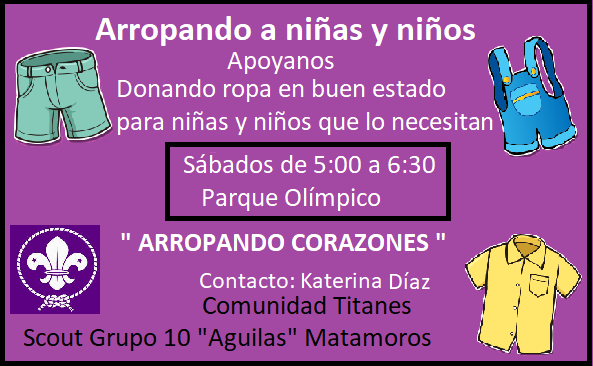 Arropando a niñas y niños