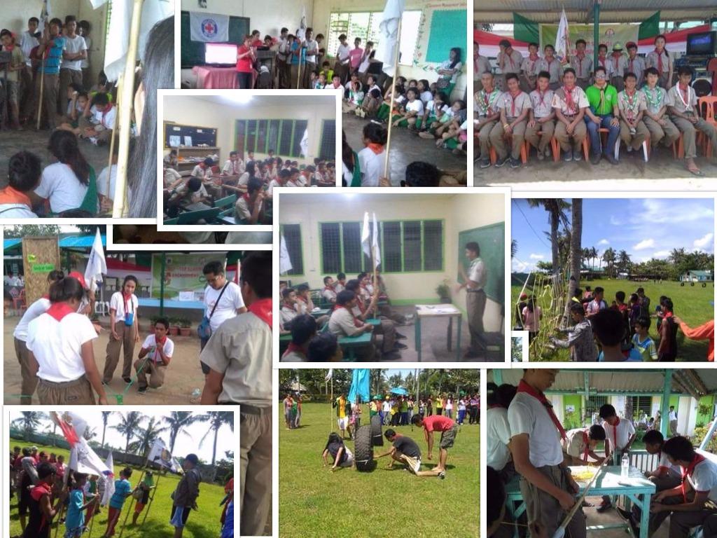 The Catarman National High School CNHS, BSP and GSP school based MoP Encampment
