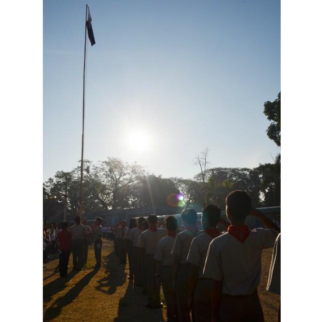flag ceremony leaders