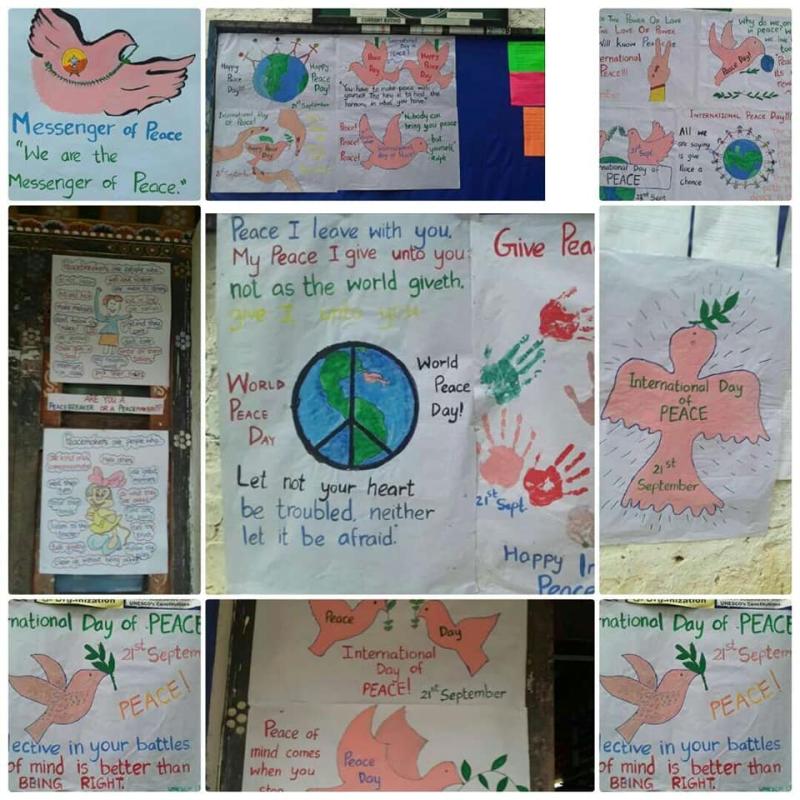 Observing International Peace Day