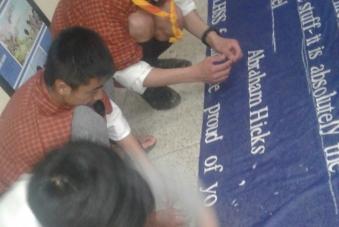 banner for reception.