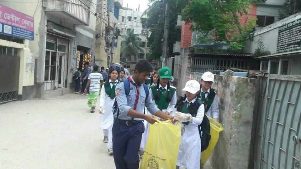 এডিস মশা নিধনে পরিষ্কার পরিচ্ছন্ন কার্যক্রম ২০১৯