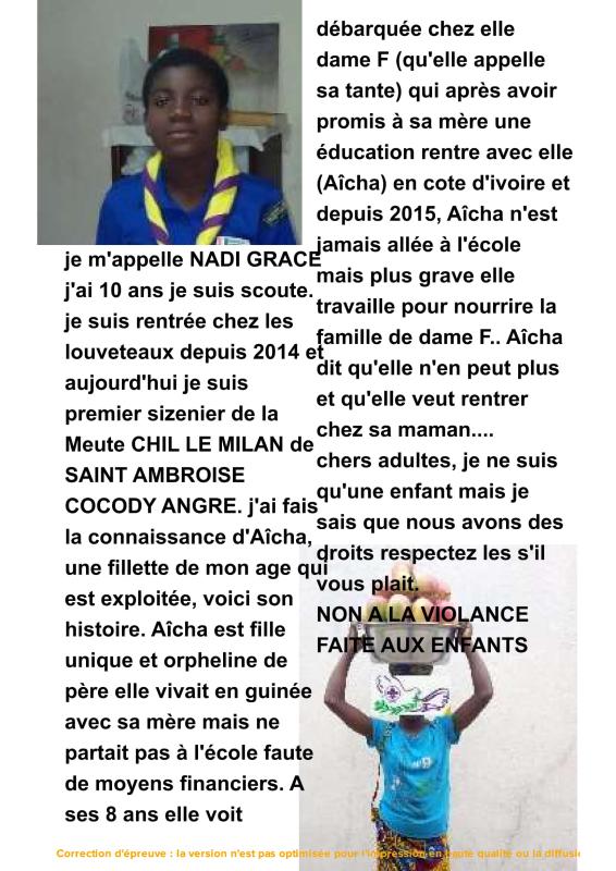 JOURNÉE INTERNATIONALE DE L'ENFANT AFRICAIN