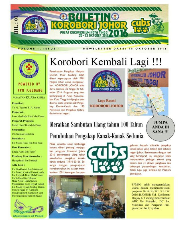 Korobori Johor 2016
