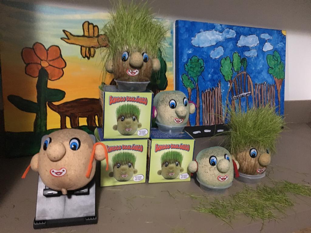 Empreendedor social Lobinho: renda da venda de Bonecos ecológicos revertida em brinquedos para crianças carentes