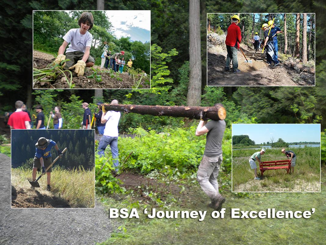 BSA Journey to Excellence - Service hours logged