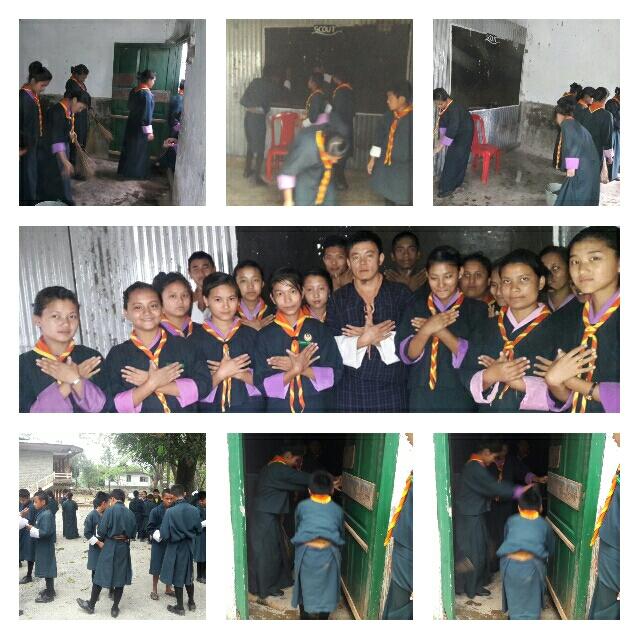Making scout den