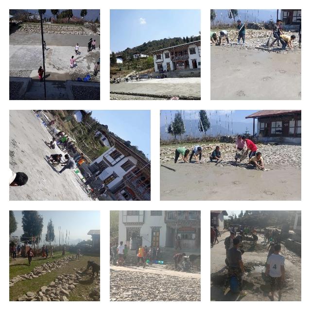 Flooring of School Assembly Ground 