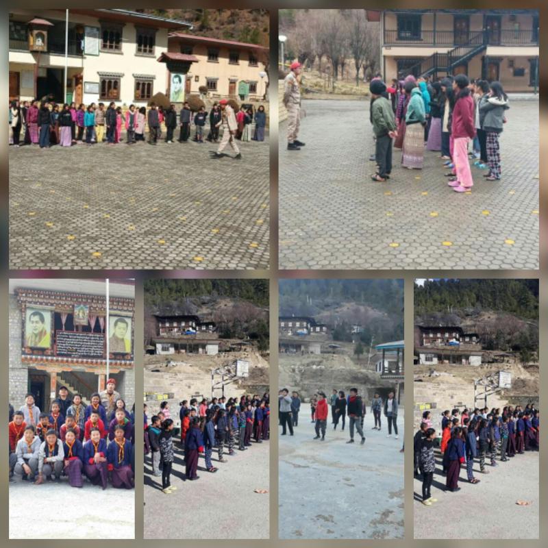 The smartness of drill and command of scouting