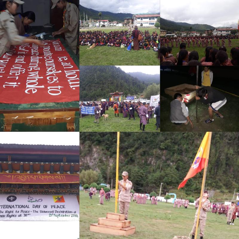 Celebrating international Peace Day 