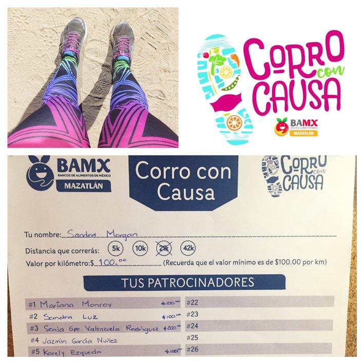 Corro con causa 2017 apoyando al Banco de Alimentos Mazatlán