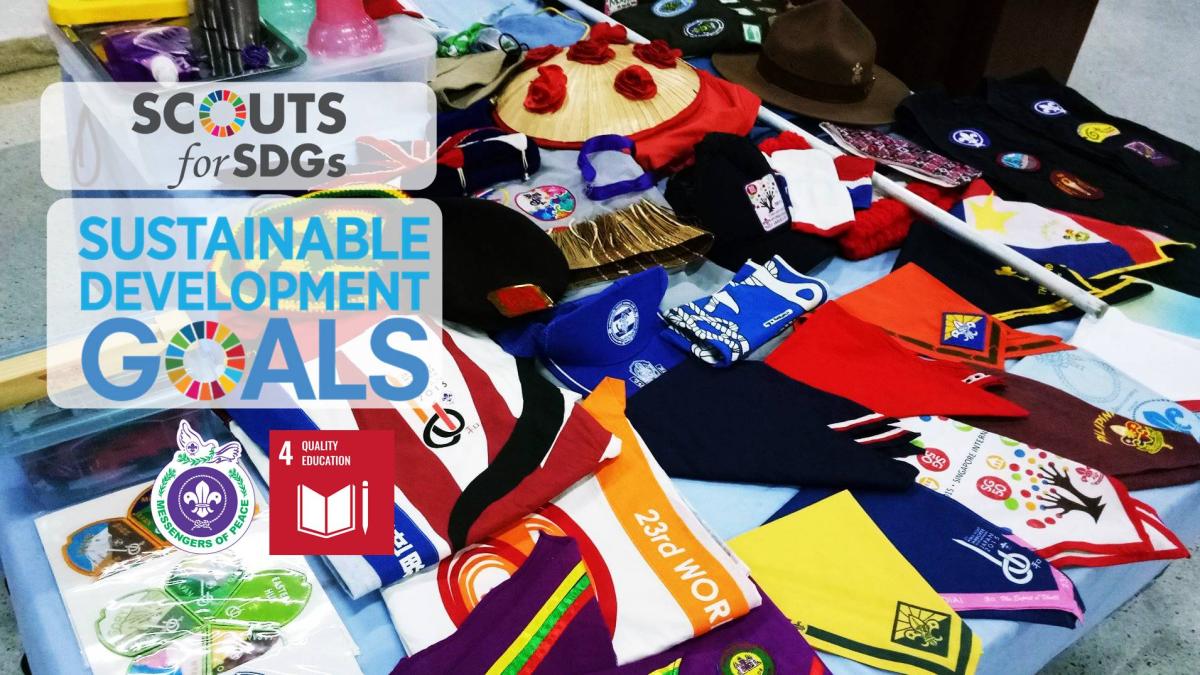 Volunteering to educate people via Scout Methods : Schools in Bangkok