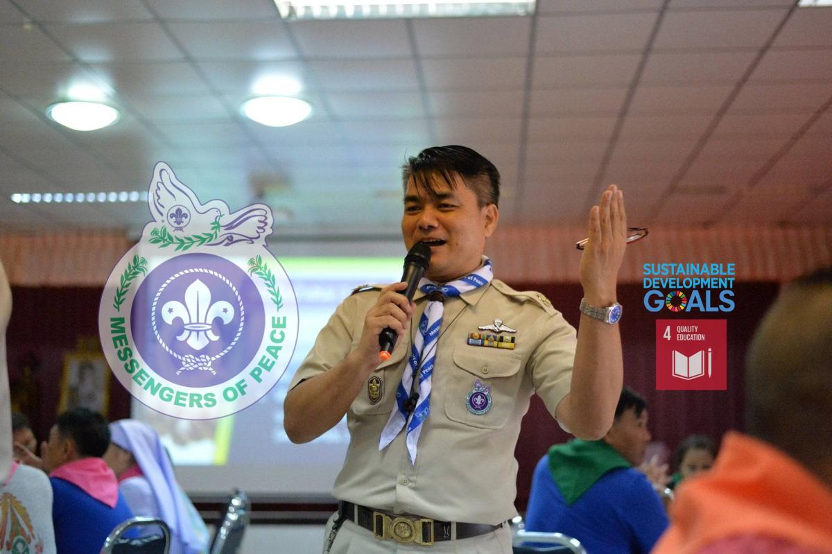 Volunteering to be a trainer for Messenger of Peace #3 Course