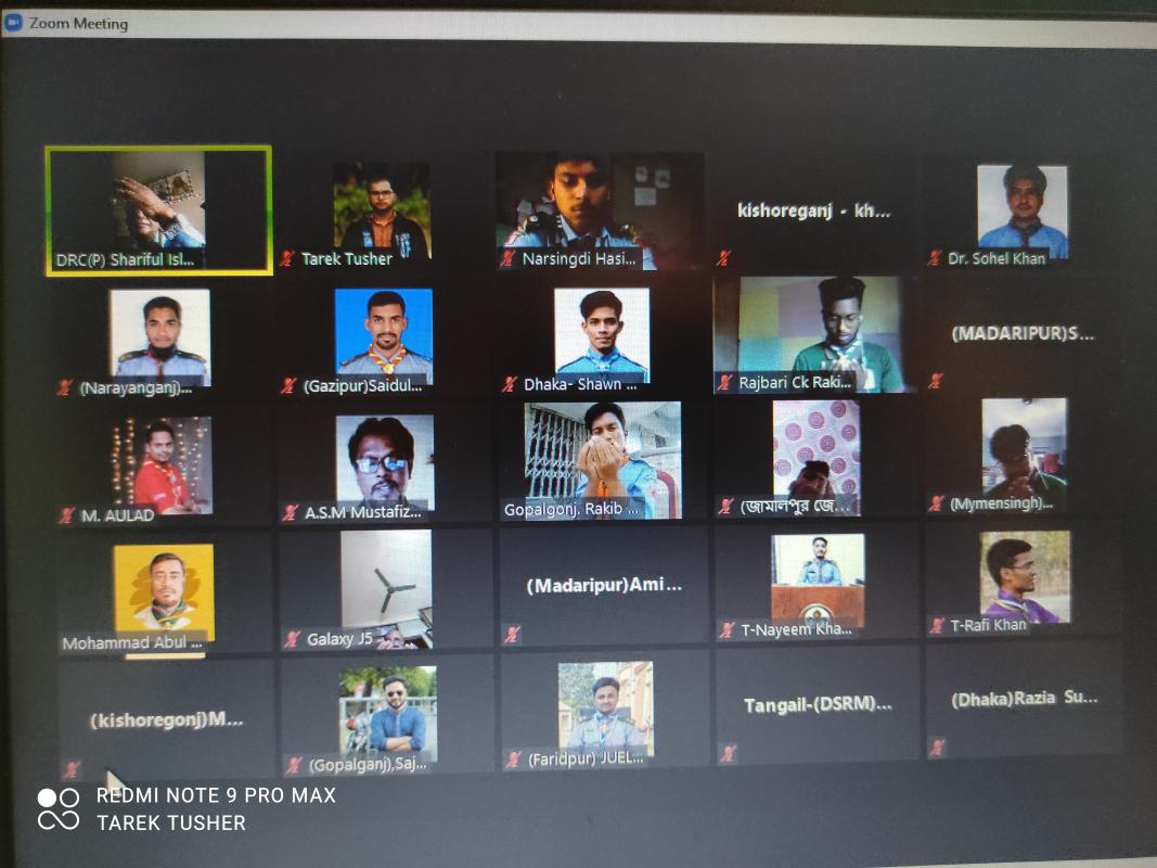 ঢাকা ও ময়মনসিংহ বিভাগীয় সিনিয়র রোভার মেট ও সমাজ উন্নয়ন আওয়ার্ড ওয়ার্কশপ 