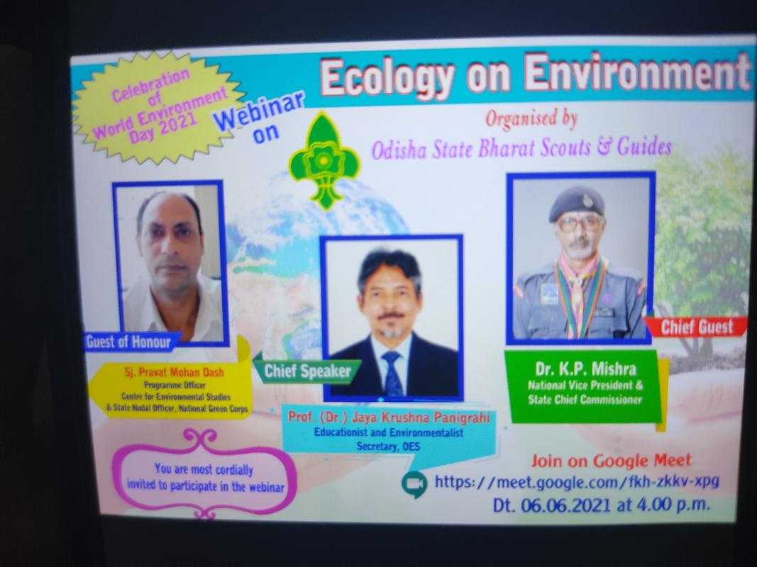 WEBINAR ON ECOLOGY ON ENVIRONMENT