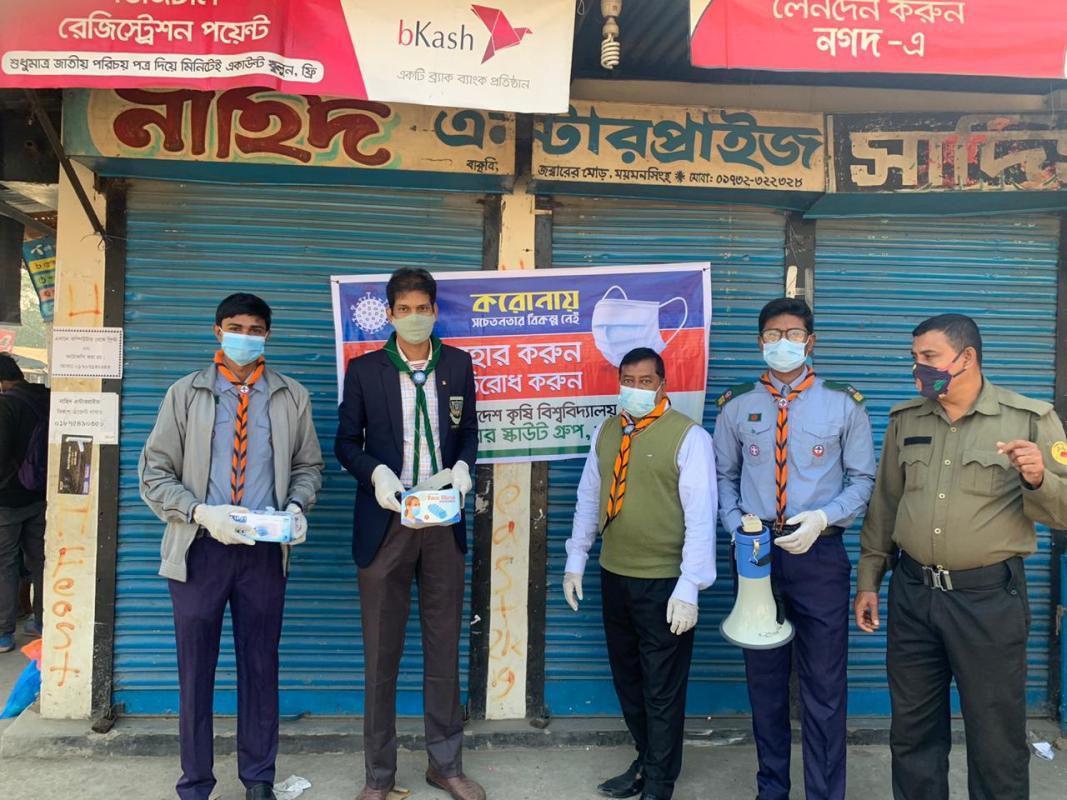 Covid Awareness has been raised At locality 