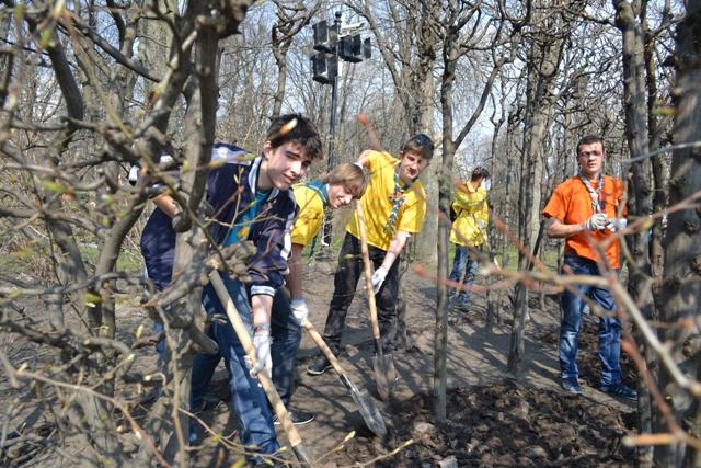 Scouts of the NOSU for clean Ukraine! 