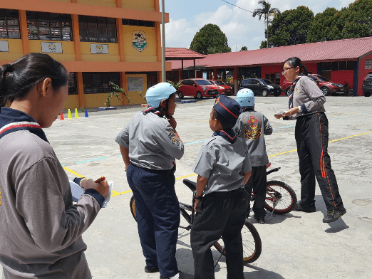 UJIAN LENCANA BASIKAL PERSATUAN PENGAKAP DI SK SERI KENANGA