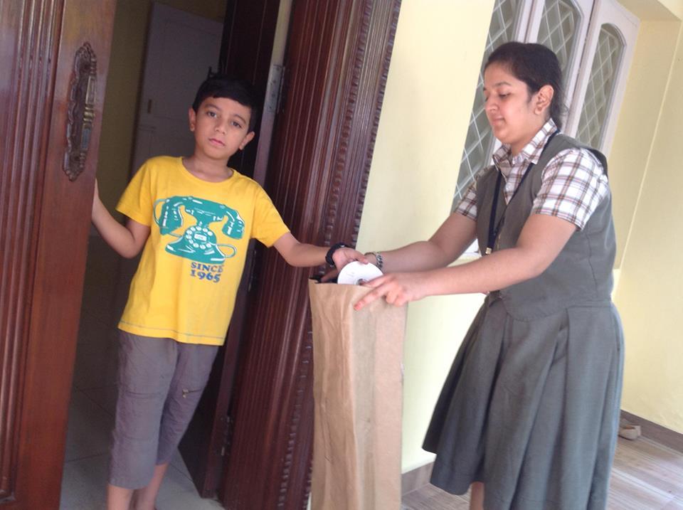 E-waste collecting program