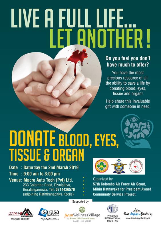 COMPLETED BLOOD, EYES, HUMAN TISSUE & ORGANS DONATION CAMPAIGN