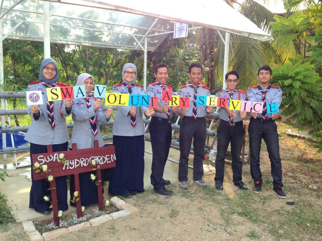 Scouts of the World Award Voluntary Service: Green Hydrogarden Project 2016