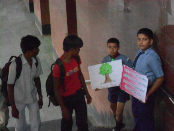 Enviroment awarness cum water service at Asansol Railway Station