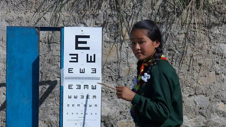 Scouts free eye camp