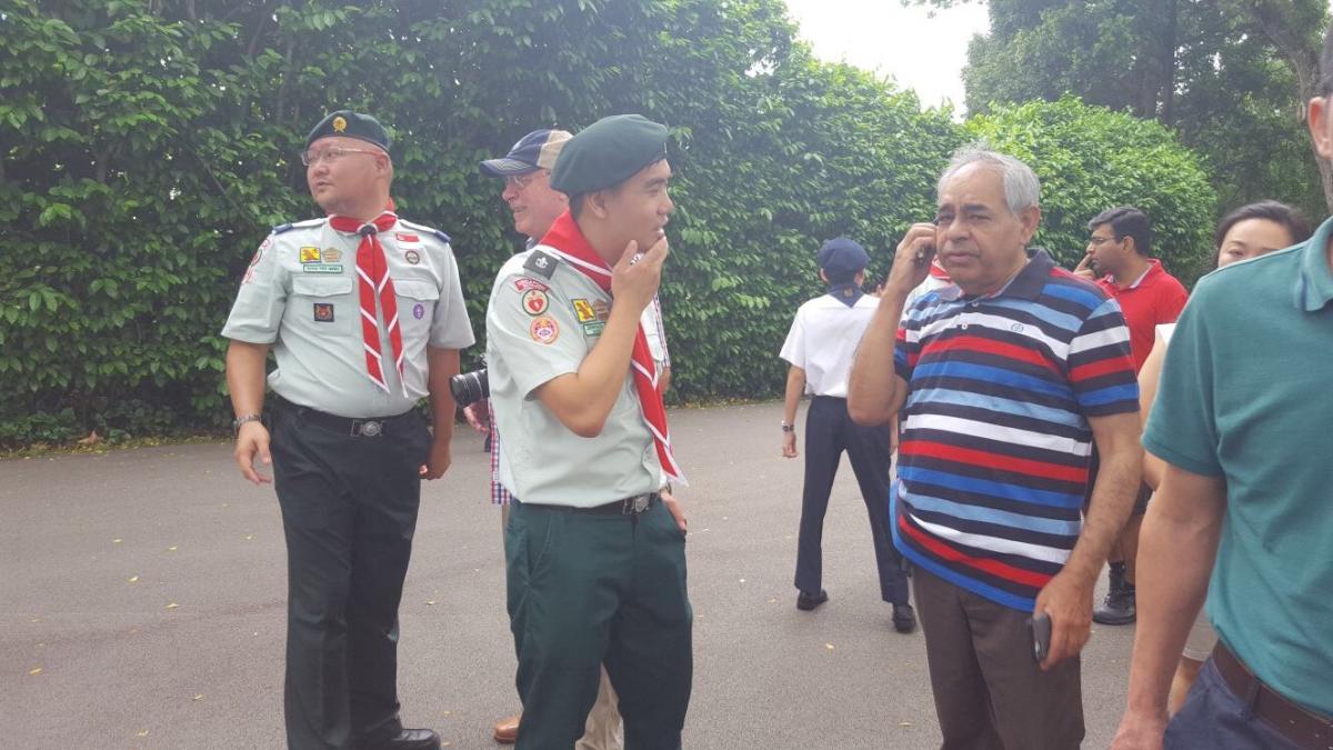 The President Team: Chief Scout Hositality Service Duty 