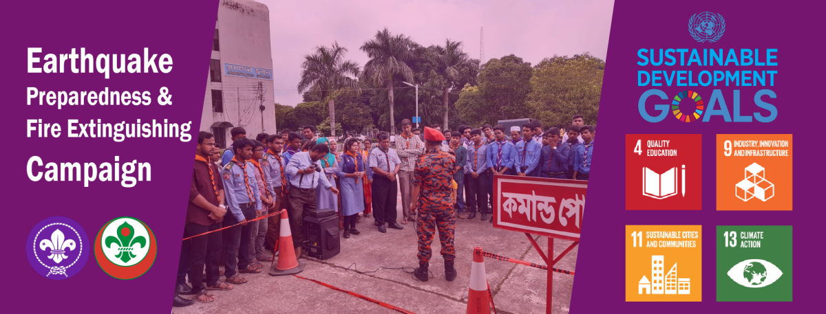 Earthquake Preparedness and Fire Extinguishing Campaign