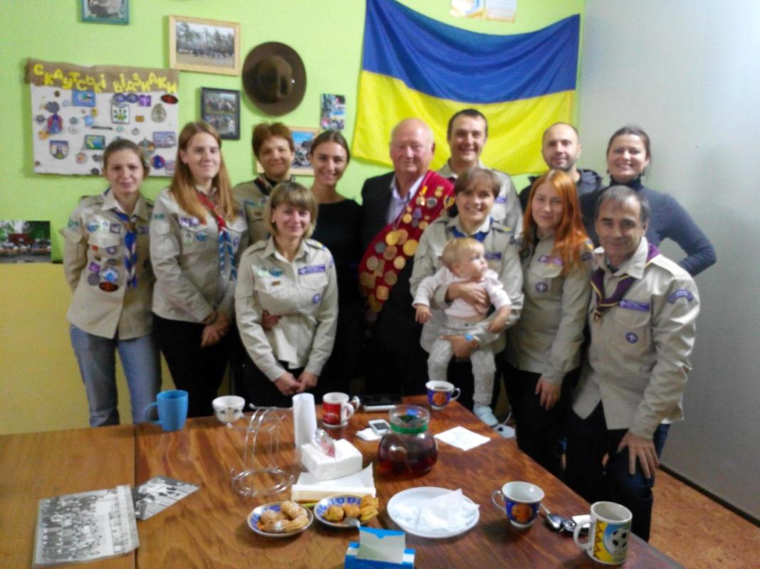 Зустріч лідерського активу СО "Скаути Дніпра" з Олімпійським чемпіоном і неодноразовим чемпіоном світу і Європи з важкої атлетики - Зайцевим Юрієм Костянтиновичем