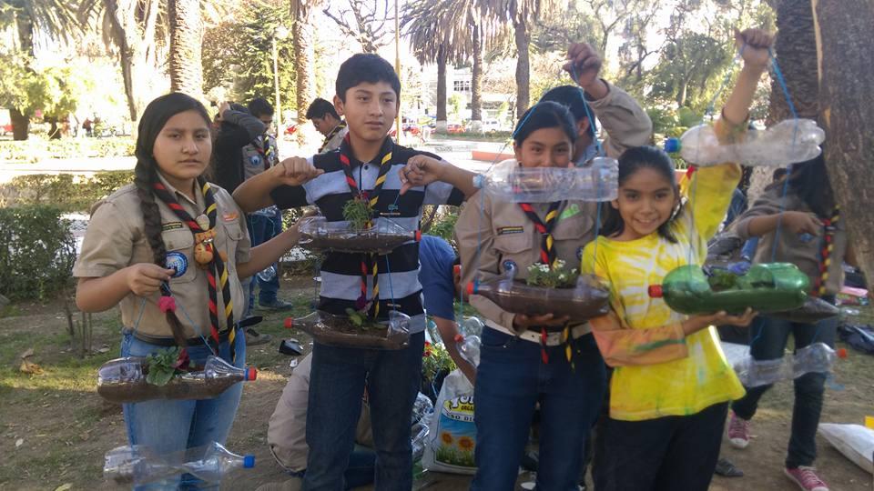 INSIGNIA MUNDIAL DE MEDIO AMBIENTE - JARDINES ECOLÓGICOS (Tropa Jaguares)