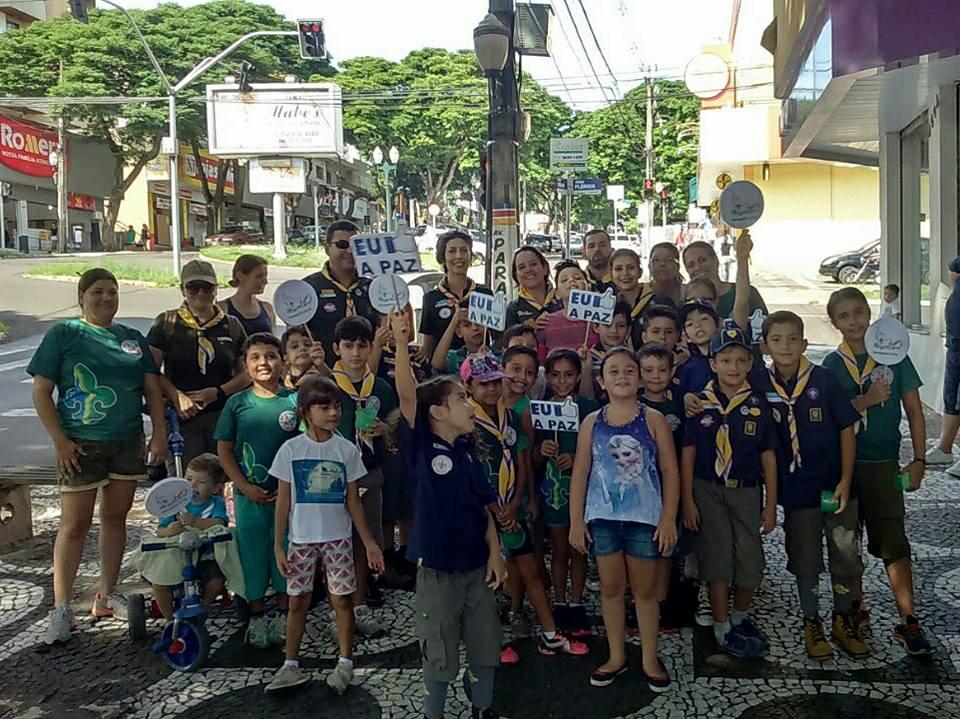 Mensageiros da paz em Umuarama