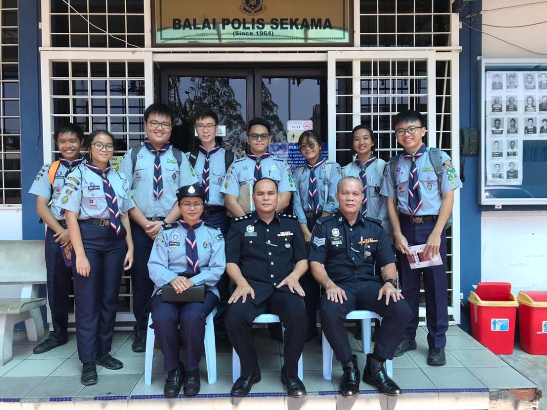 Lawatan ke Balai Polis Sekama, Kuching