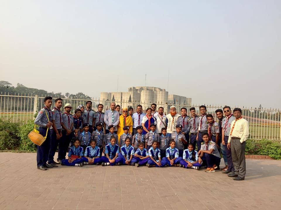 ভারত স্কাউটস এ্যাণ্ড গার্ল গাইড'(গুজরাট এবং মালদা) এর সাথে কিছু সময় 