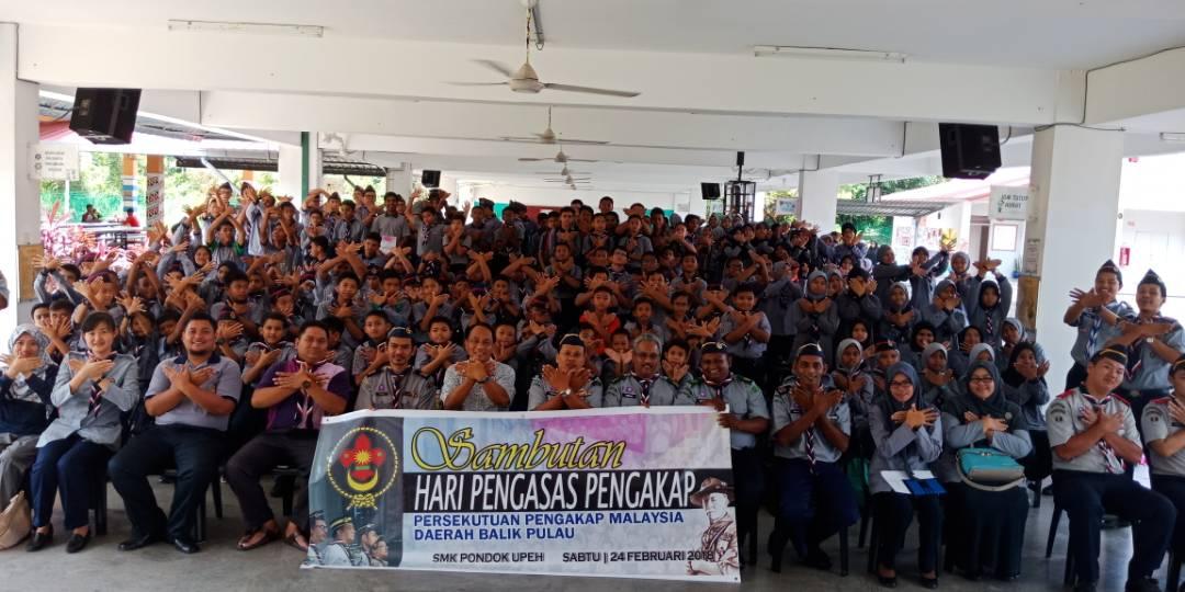 SAMBUTAN HARI PENGASAS PENGAKAP DAERAH BALIK PULAU TAHUN 2018