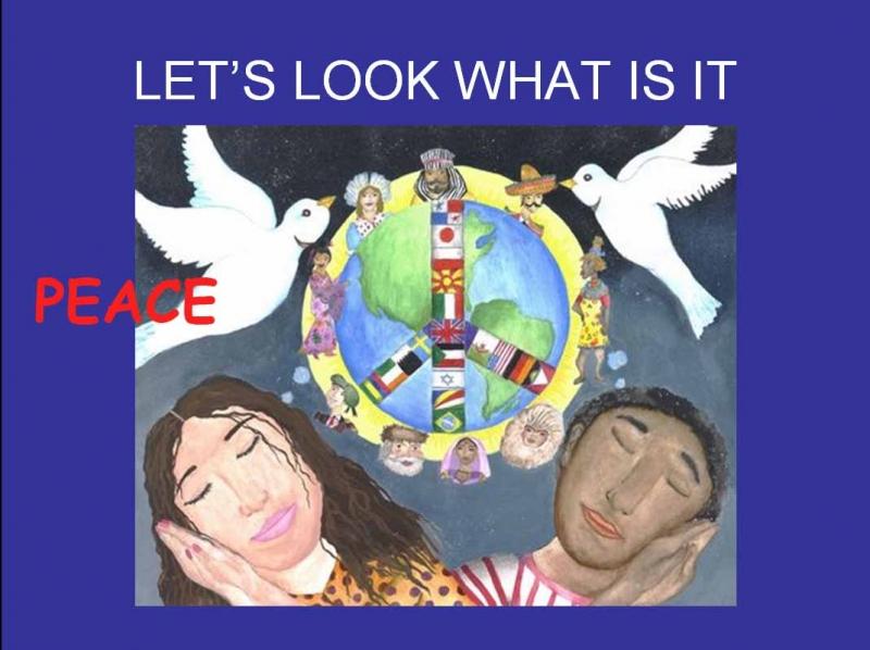 INTERNATİOAL DAY OF PEACE.LET'S PLY BINGO