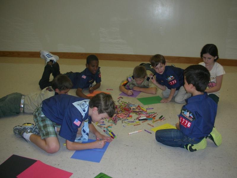 Pack 1776 Sends Care Packages to Troops in Afghanistan