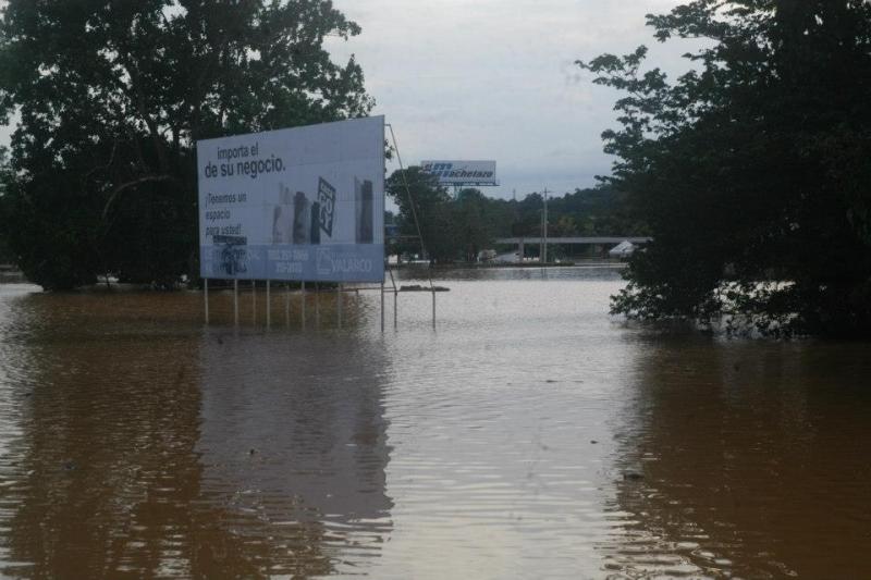 Servicio en áreas inundadas de Panamá Oeste  