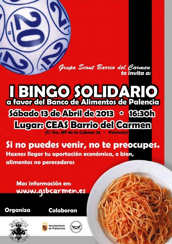 Bingo Solidario a favor del Banco de Alimentos de Palencia