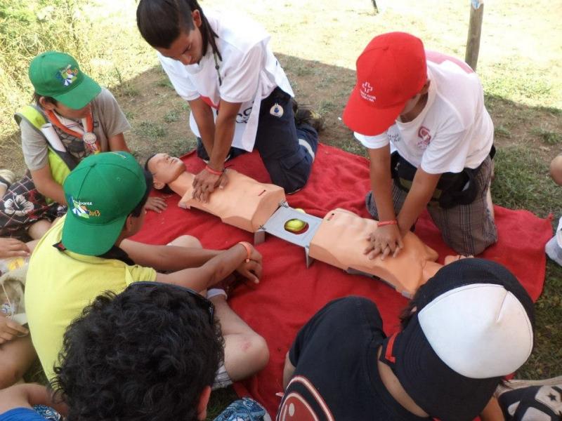 Jóvenes Educadores de Pares en Especialidades, Mensajes de Paz en Jamboree