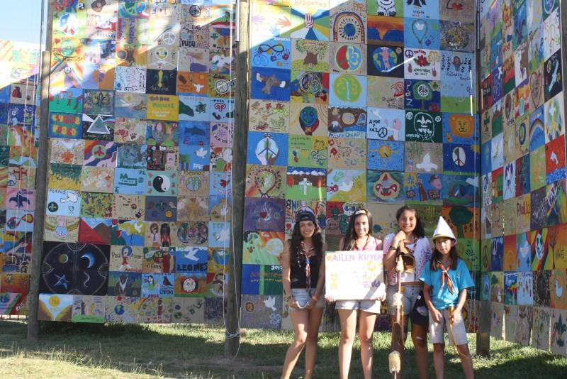 Mural de la Paz, Mensajes de Paz en el Jamboree Nacional