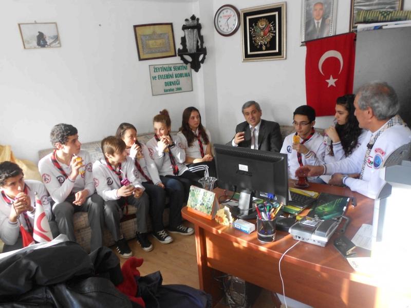 A meeting for community of  Headmen and Patrol leaders